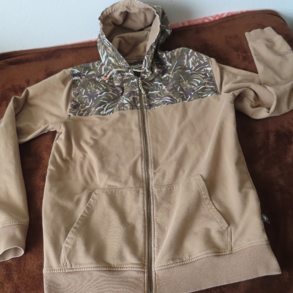 Howler Brothers Shaman Hoodie Men's Rare Jungle Full Zip M